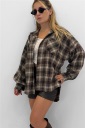 camicia in flanella a quadri ella